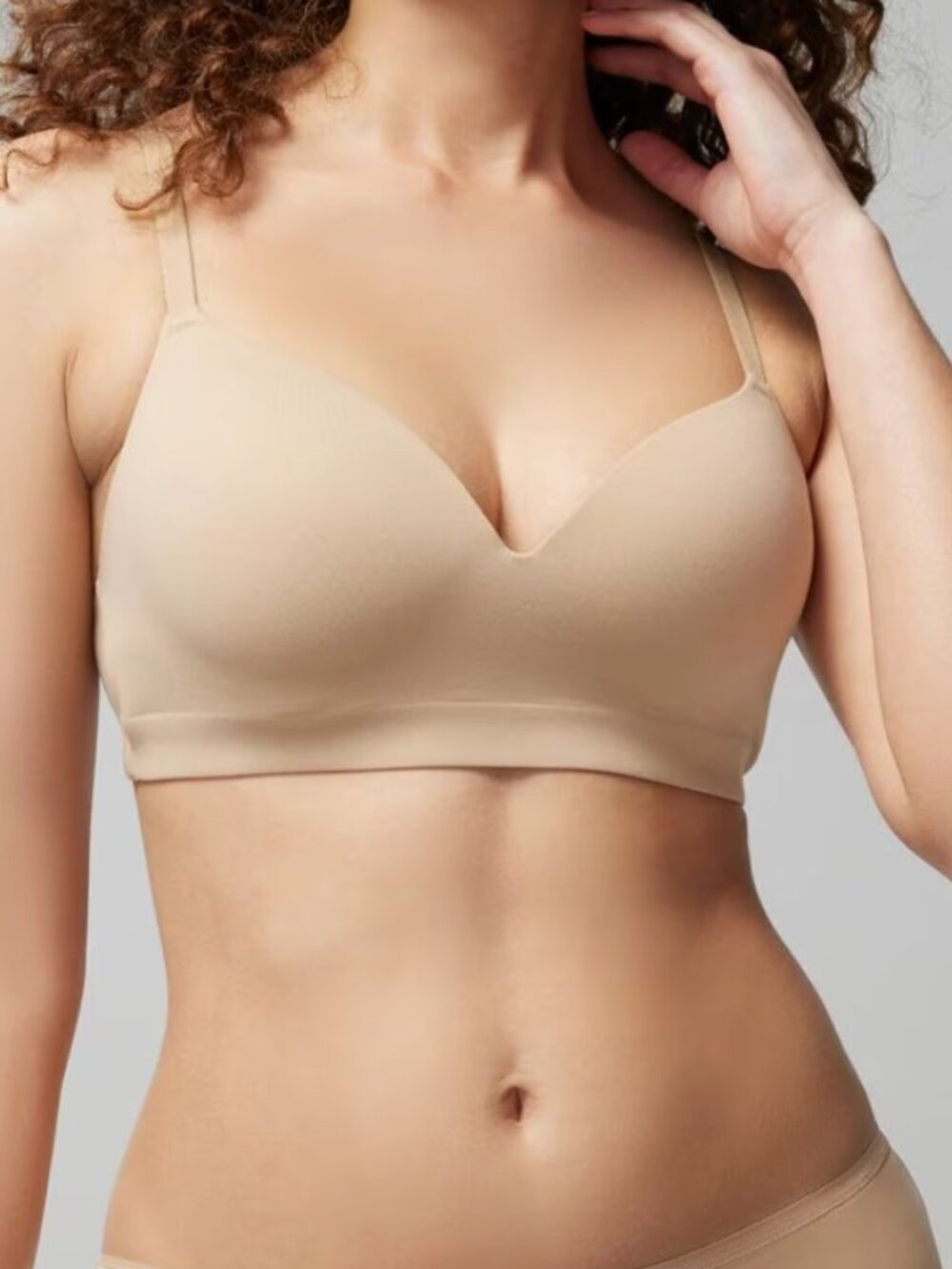 Soma Enbliss Wireless Bra 34DD Warm Amber Soft Perfect Coverage Light Padded